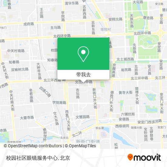 校园社区眼镜服务中心地图