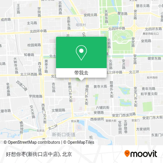 好想你枣(新街口店中店)地图