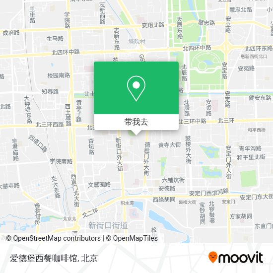 爱德堡西餐咖啡馆地图