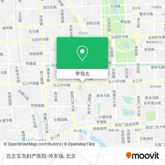 北京宝岛妇产医院-停车场地图