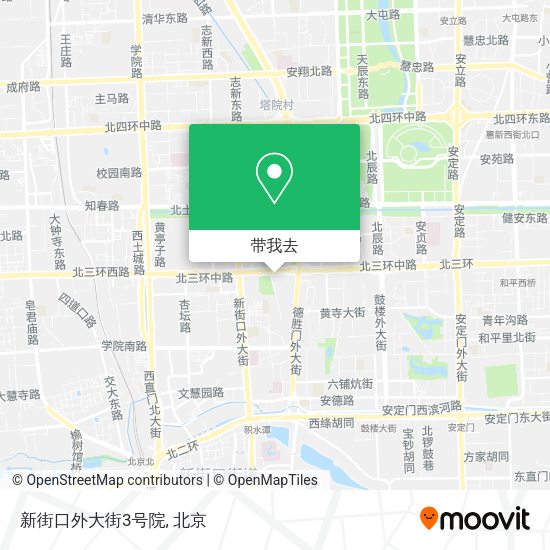 新街口外大街3号院地图