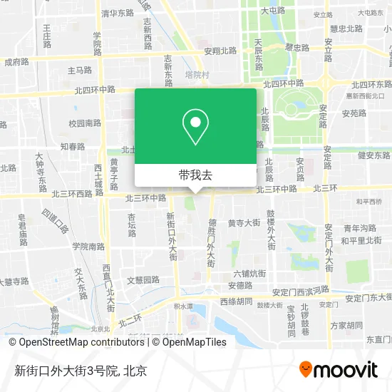 新街口外大街3号院地图