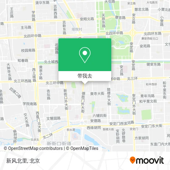 新风北里地图