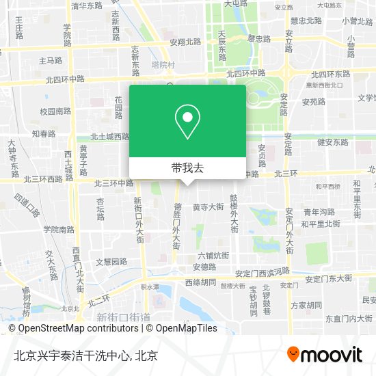 北京兴宇泰洁干洗中心地图