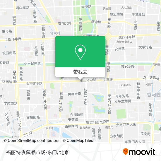 福丽特收藏品市场-东门地图