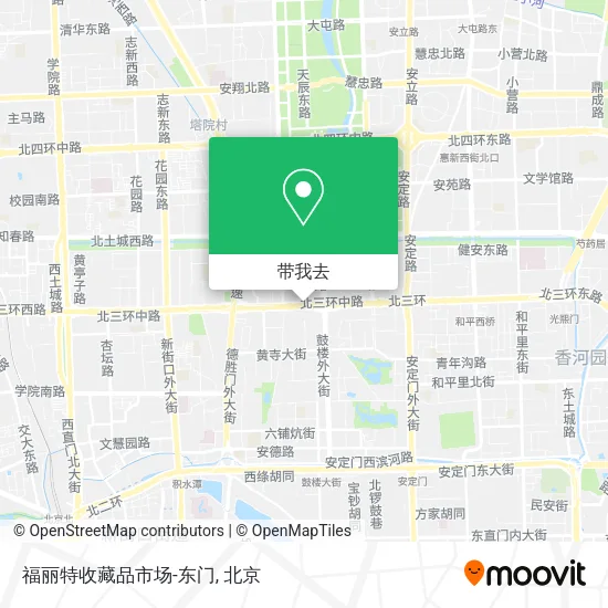 福丽特收藏品市场-东门地图