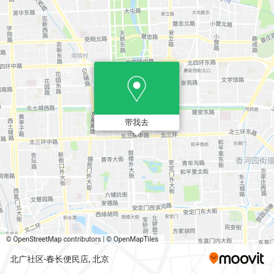 北广社区-春长便民店地图