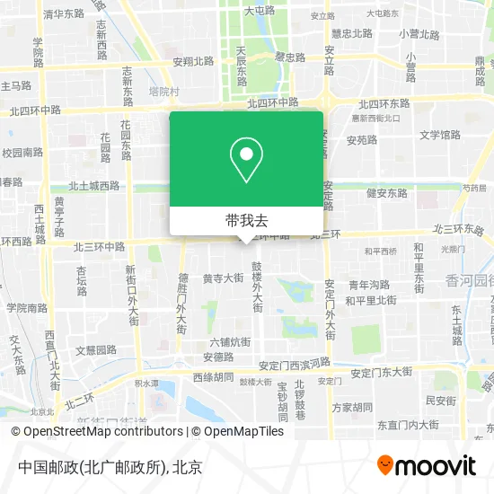 中国邮政(北广邮政所)地图