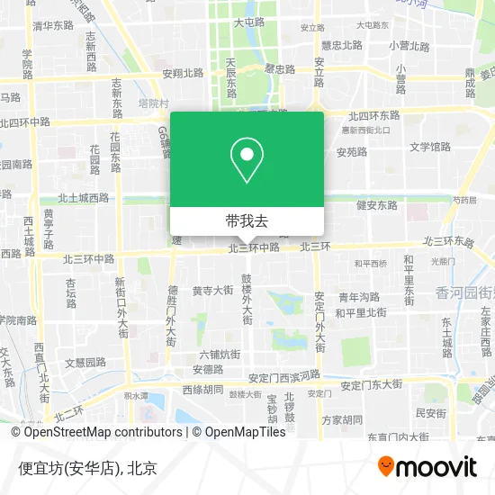 便宜坊(安华店)地图