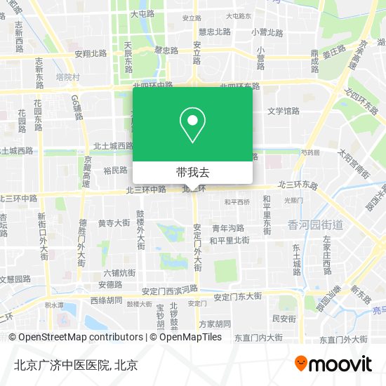 北京广济中医医院地图