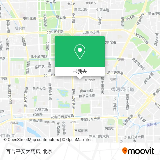 百合平安大药房地图