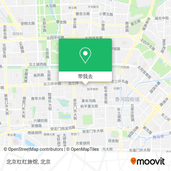 北京红红旅馆地图