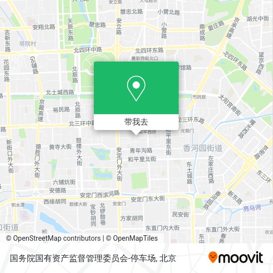 国务院国有资产监督管理委员会-停车场地图