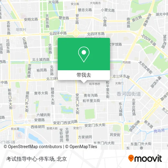 考试指导中心-停车场地图