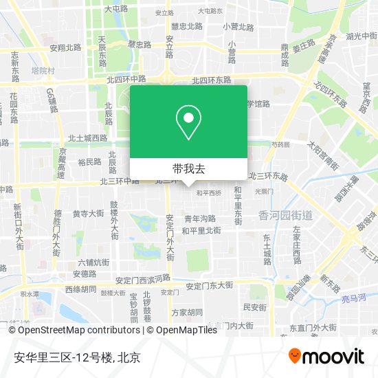 安华里三区-12号楼地图