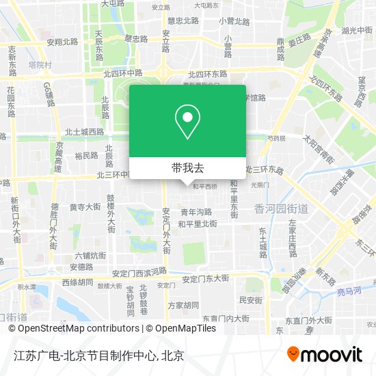 江苏广电-北京节目制作中心地图