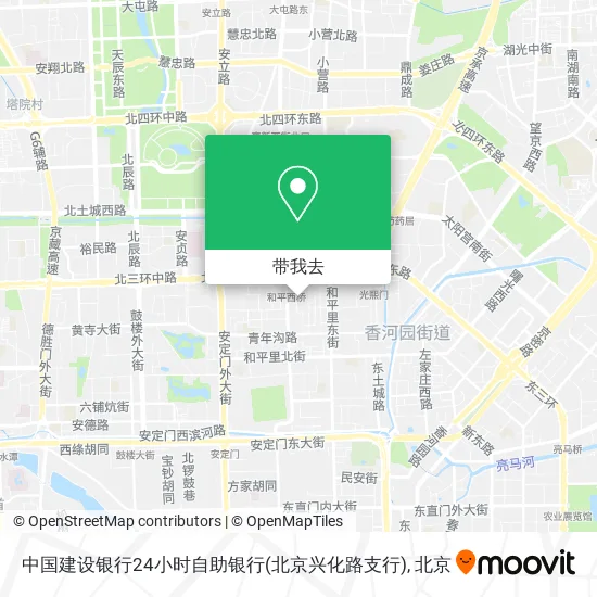 中国建设银行24小时自助银行(北京兴化路支行)地图