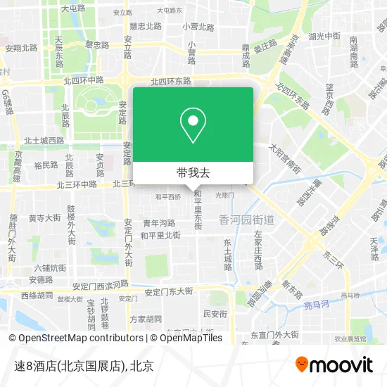 速8酒店(北京国展店)地图