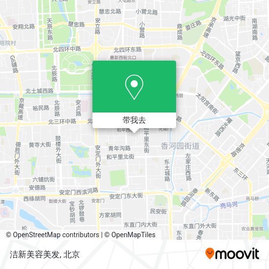 洁新美容美发地图