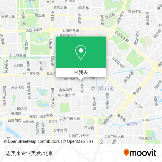 思美来专业美发地图