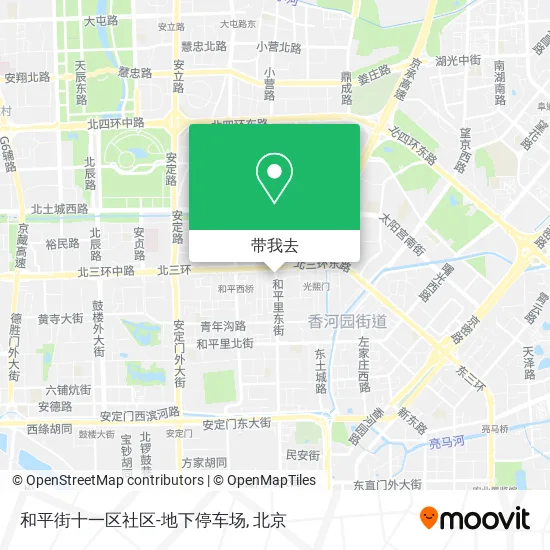 和平街十一区社区-地下停车场地图