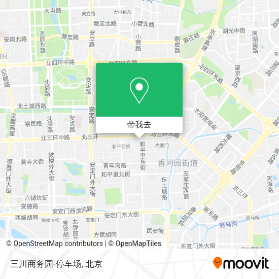 三川商务园-停车场地图