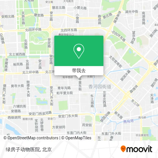 绿房子动物医院地图