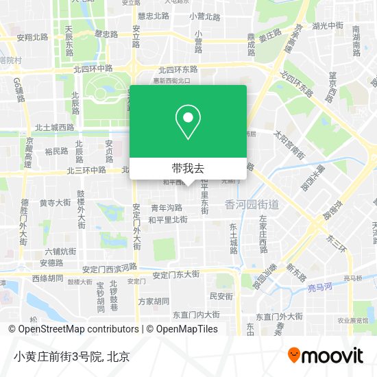 小黄庄前街3号院地图