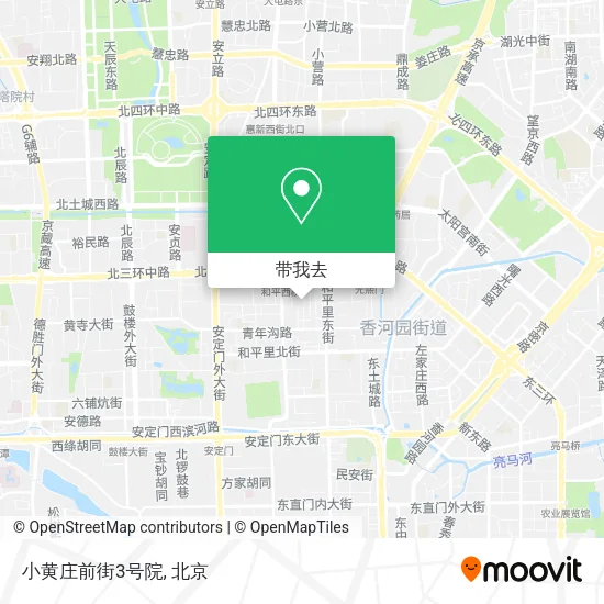 小黄庄前街3号院地图