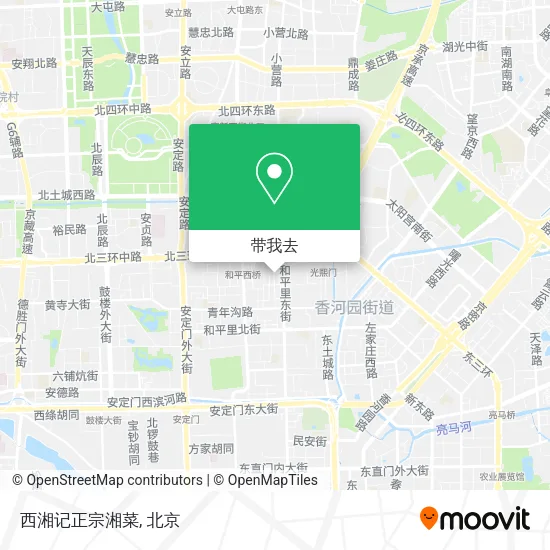 西湘记正宗湘菜地图