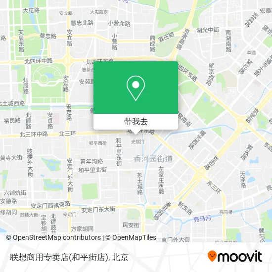 联想商用专卖店(和平街店)地图