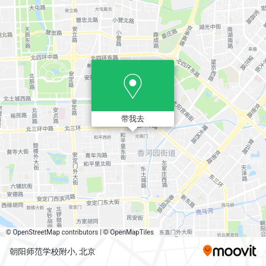 朝阳师范学校附小地图