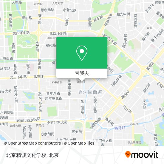 北京精诚文化学校地图