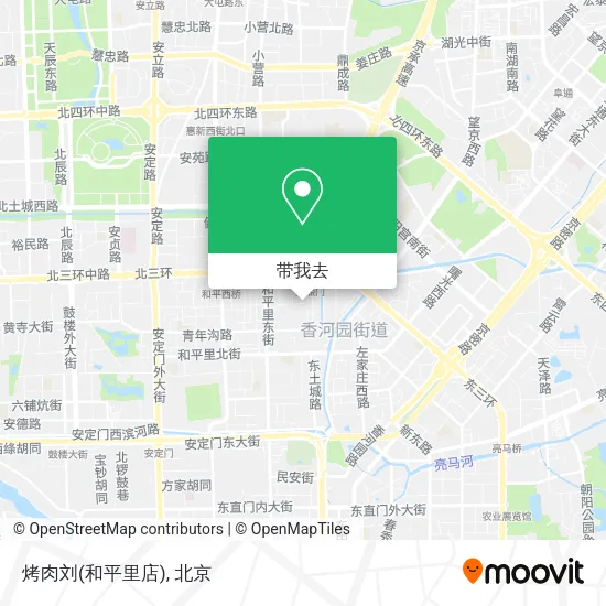 烤肉刘(和平里店)地图