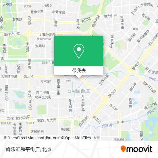鲜乐汇和平街店地图
