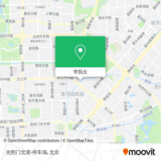 光熙门北里-停车场地图