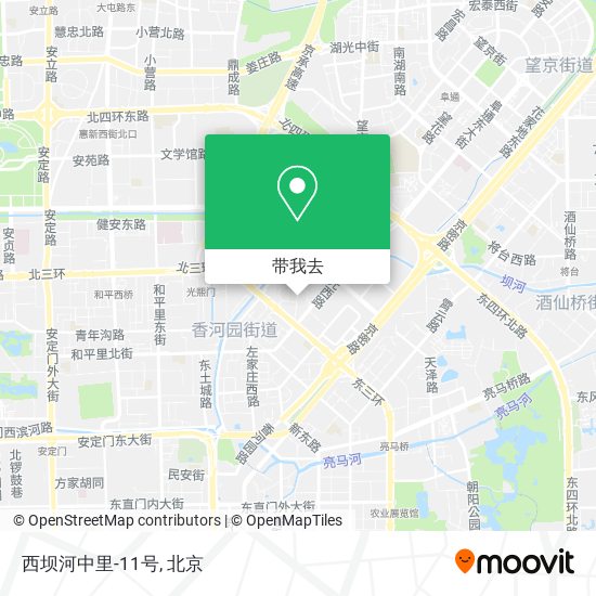 西坝河中里-11号地图