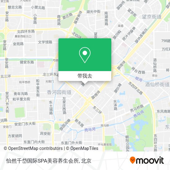 怡然千岱国际SPA美容养生会所地图