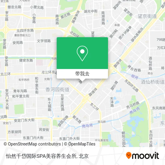 怡然千岱国际SPA美容养生会所地图