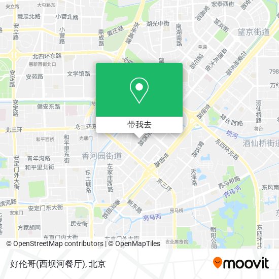 好伦哥(西坝河餐厅)地图