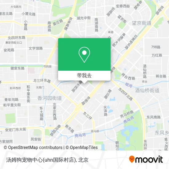 汤姆狗宠物中心(uhn国际村店)地图