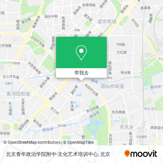 北京青年政治学院附中-文化艺术培训中心地图