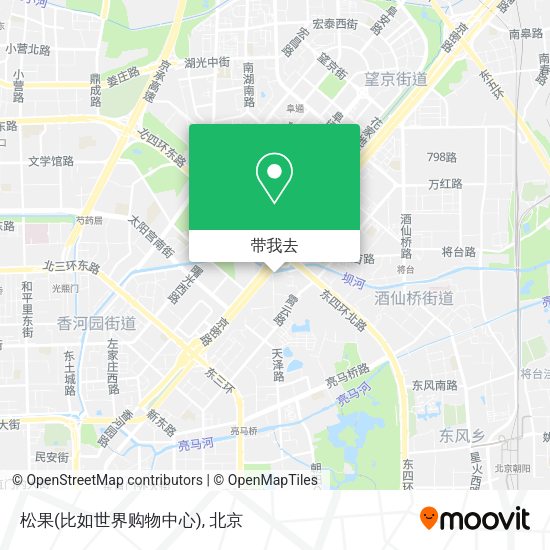 松果(比如世界购物中心)地图