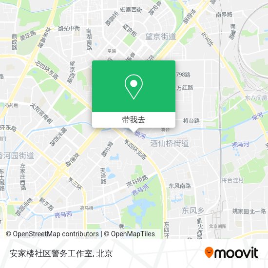 安家楼社区警务工作室地图