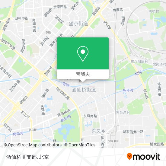 酒仙桥党支部地图