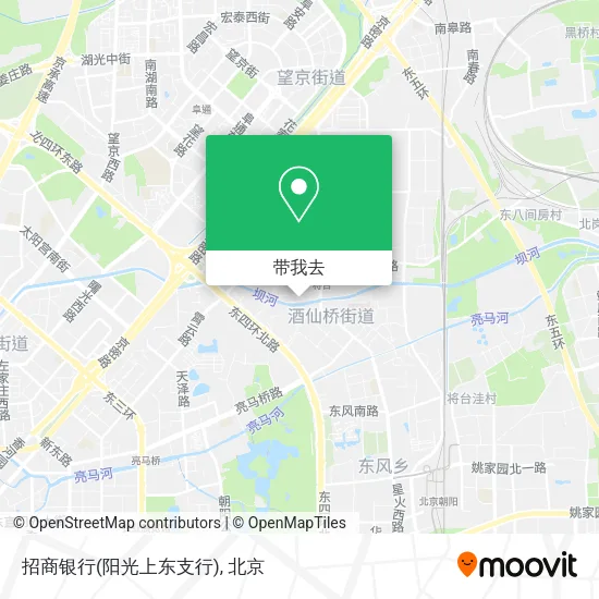 招商银行(阳光上东支行)地图