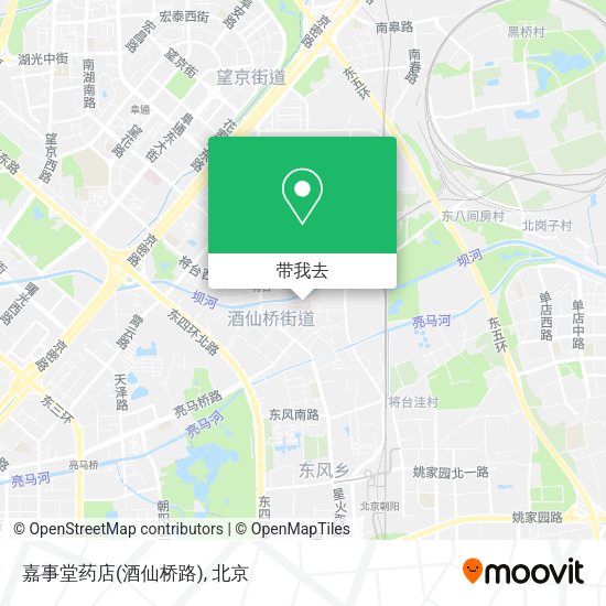嘉事堂药店(酒仙桥路)地图
