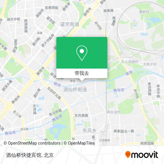 酒仙桥快捷宾馆地图