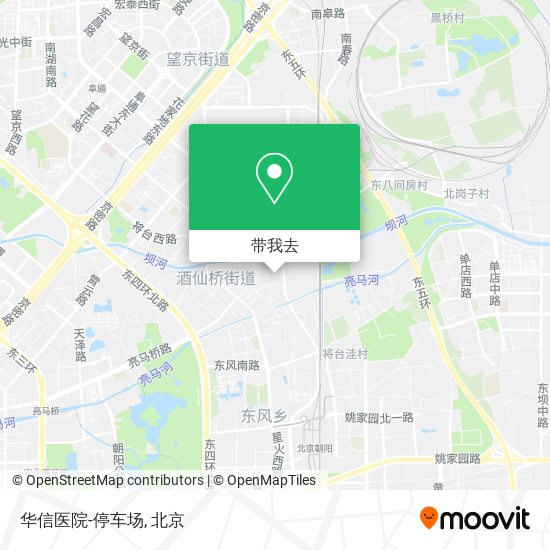 华信医院-停车场地图