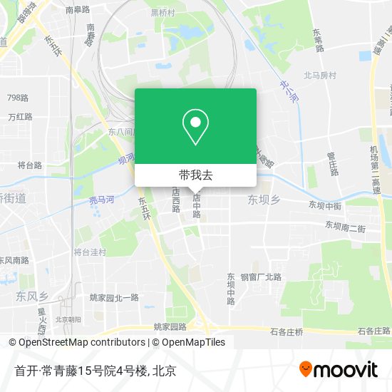 首开·常青藤15号院4号楼地图